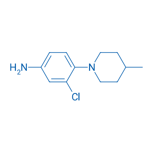 3-Chloro-4-(4-methylpiperidin-1-yl)aniline 100mg