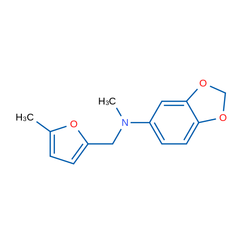 N-Methyl-N-((5-methylfuran-2-yl)methyl)benzo[d][1,3]dioxol-5-amine 1g