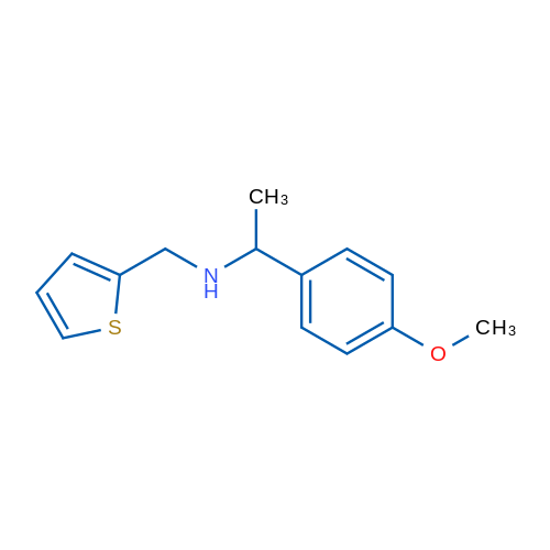 1-(4-Methoxyphenyl)-N-(thiophen-2-ylmethyl)ethanamine 1g