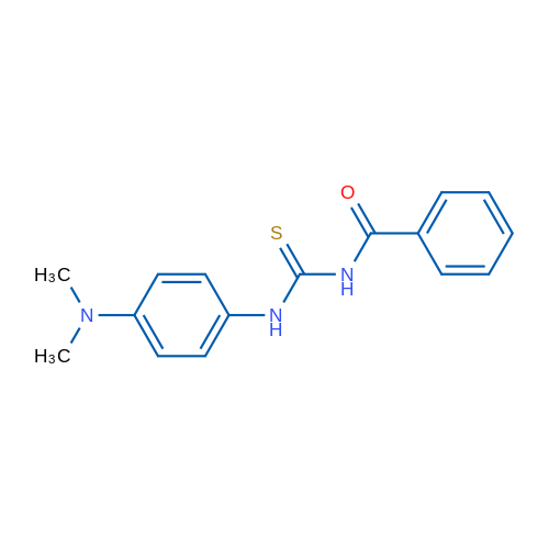 1-Benzoyl-3-[4-(dimethylamino)phenyl]thiourea 1g