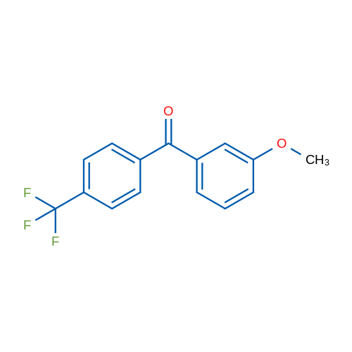 (3-Methoxyphenyl)(4-(trifluoromethyl)phenyl)methanone 5g