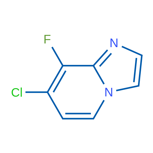 7-Chloro-8-fluoroimidazo[1,2-a]pyridine 250mg