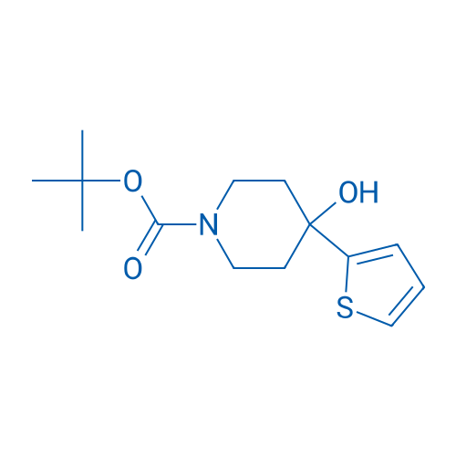 tert-Butyl 4-hydroxy-4-(thiophen-2-yl)piperidine-1-carboxylate 1g