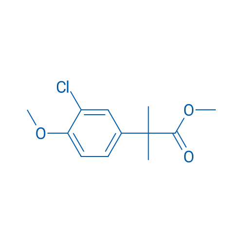 Methyl 2-(3-chloro-4-methoxyphenyl)-2-methylpropanoate 1g