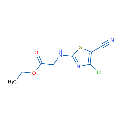 Ethyl 2-[(4-chloro-5-cyano-1,3-thiazol-2-yl)amino]acetate 10mg