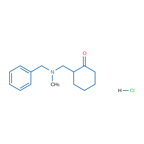 2-((Benzyl(methyl)amino)methyl)cyclohexanone hydrochloride 250mg