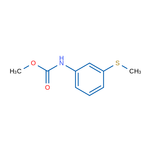 Methyl N-[3-(methylsulfanyl)phenyl]carbamate 1g