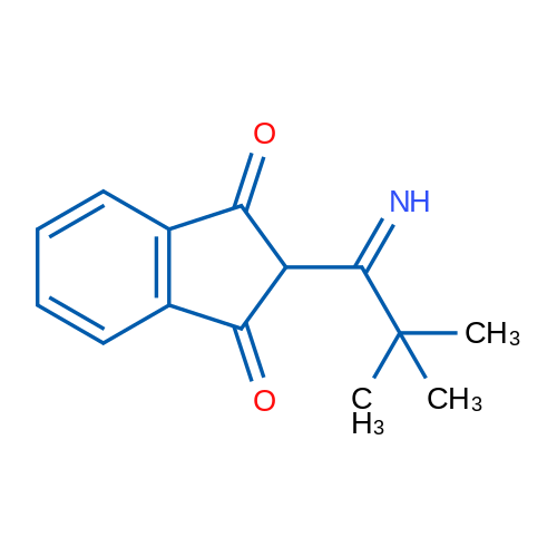 2-(2,2-Dimethylpropanimidoyl)-2,3-dihydro-1H-indene-1,3-dione 1g