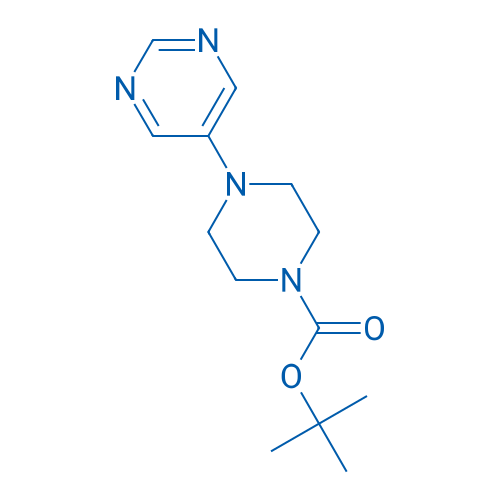 tert-Butyl 4-(pyrimidin-5-yl)piperazine-1-carboxylate 250mg