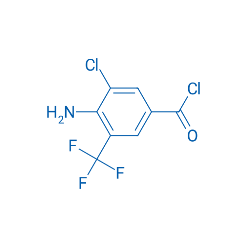 4-Amino-3-chloro-5-(trifluoromethyl)benzoyl chloride 250mg
