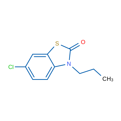 6-Chloro-3-propylbenzo[d]thiazol-2(3H)-one 1g