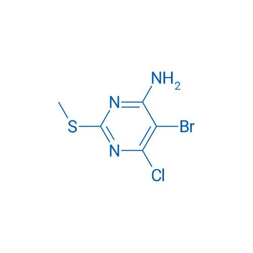 5-Bromo-6-chloro-2-(methylthio)pyrimidin-4-amine 5g