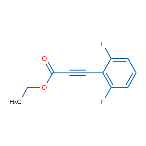 Ethyl 3-(2,6-difluorophenyl)prop-2-ynoate 1g