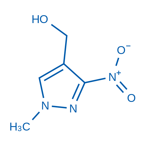 (1-Methyl-3-nitro-1H-pyrazol-4-yl)methanol 250mg