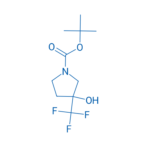 tert-Butyl 3-hydroxy-3-(trifluoromethyl)pyrrolidine-1-carboxylate 250mg