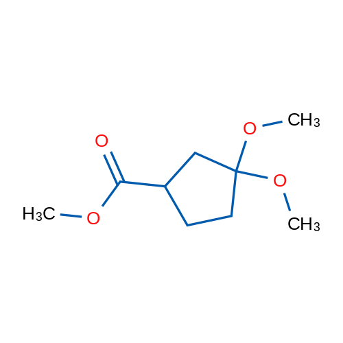 Methyl 3,3-dimethoxycyclopentanecarboxylate 5g