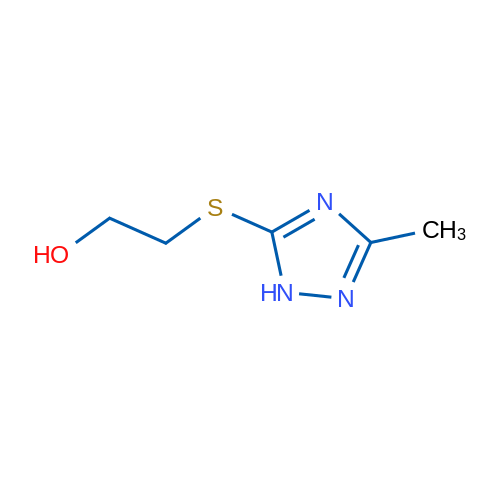 2-[(3-Methyl-1H-1,2,4-triazol-5-yl)sulfanyl]ethan-1-ol 100mg