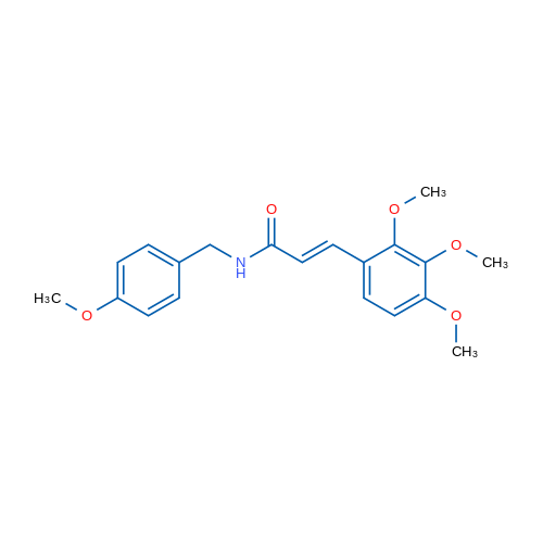 (2E)-N-[(4-Methoxyphenyl)methyl]-3-(2,3,4-trimethoxyphenyl)prop-2-enamide 1g