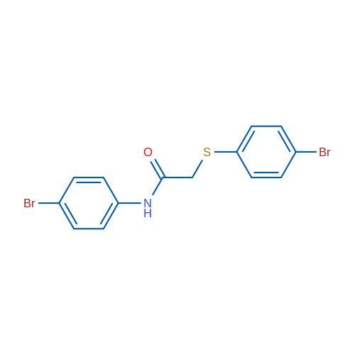 N-(4-Bromophenyl)-2-[(4-bromophenyl)sulfanyl]acetamide 1g