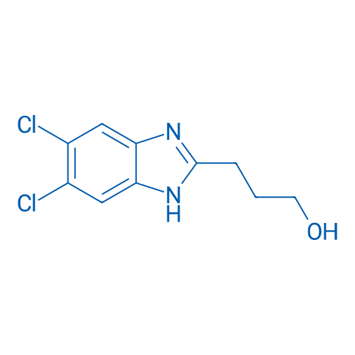 3-(5,6-Dichloro-1H-benzo[d]imidazol-2-yl)propanol 250mg