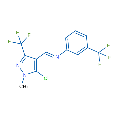 (1E)-1-[5-Chloro-1-methyl-3-(trifluoromethyl)-1H-pyrazol-4-yl]-N-[3-(trifluoromethyl)phenyl]methanimine 1g