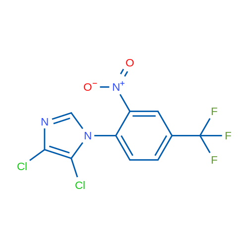 4,5-Dichloro-1-(2-nitro-4-(trifluoromethyl)phenyl)-1H-imidazole 1g