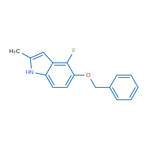 5-(Benzyloxy)-4-fluoro-2-methyl-1H-indole 1g