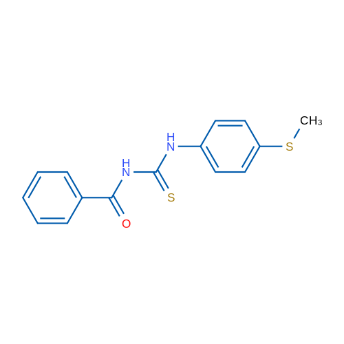 3-Benzoyl-1-[4-(methylsulfanyl)phenyl]thiourea 1g