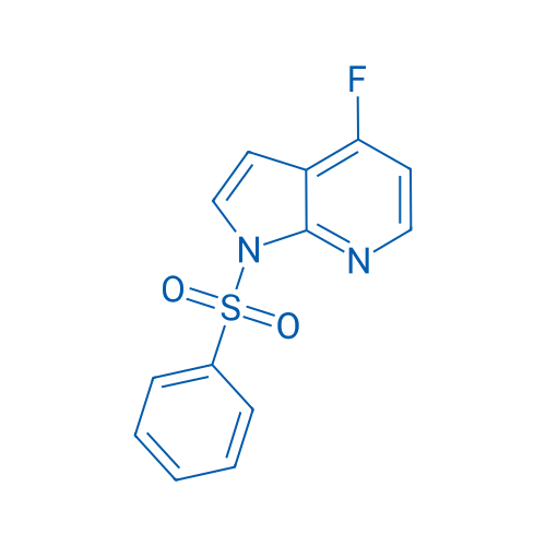 4-Fluoro-1-(phenylsulfonyl)-1H-pyrrolo[2,3-b]pyridine 1g