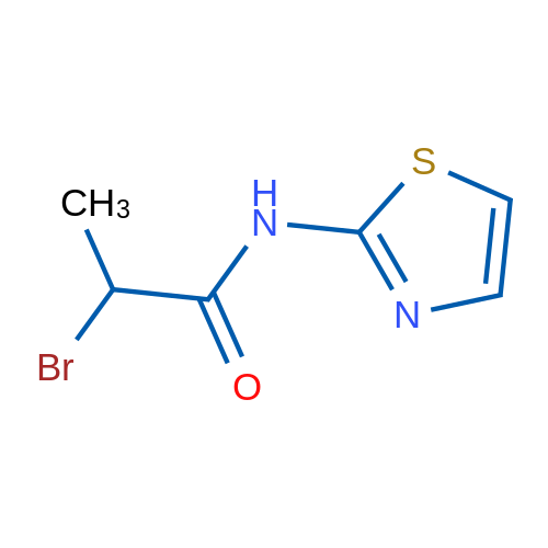 2-Bromo-N-(thiazol-2-yl)propanamide 5g