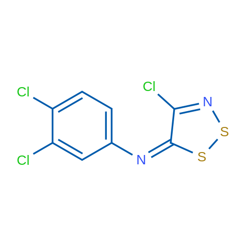 (5E)-4-Chloro-N-(3,4-dichlorophenyl)-5H-1,2,3-dithiazol-5-imine 1g