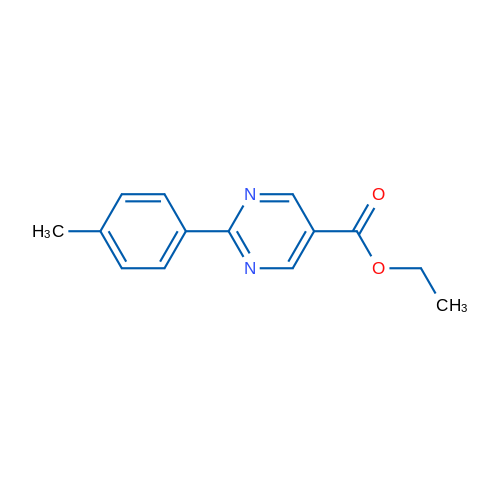 Ethyl 2-(p-tolyl)pyrimidine-5-carboxylate 1g