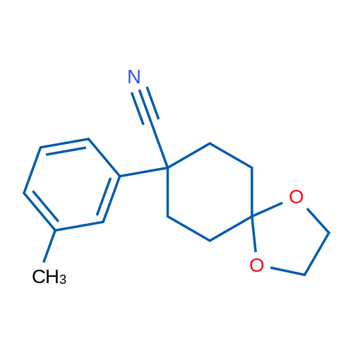 8-(m-Tolyl)-1,4-dioxaspiro[4.5]decane-8-carbonitrile 5g