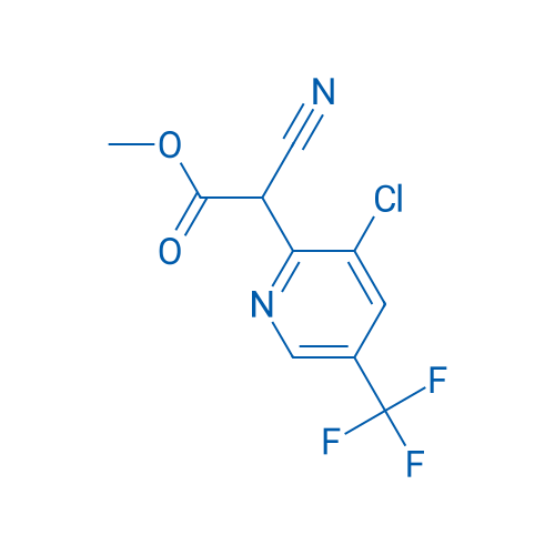 Methyl 2-(3-chloro-5-(trifluoromethyl)pyridin-2-yl)-2-cyanoacetate 1g