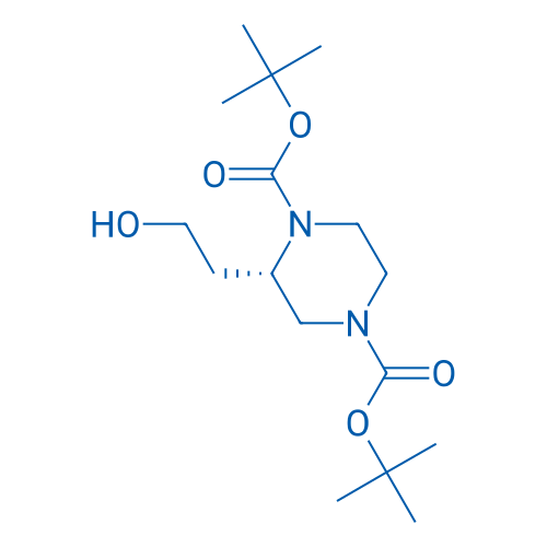 (S)-di-tert-Butyl 2-(2-hydroxyethyl)piperazine-1,4-dicarboxylate 1g