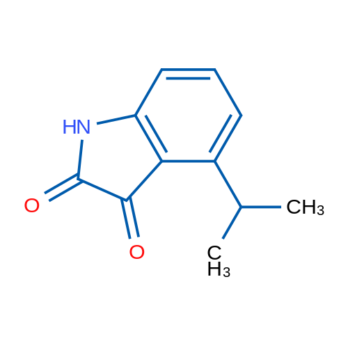 4-(Propan-2-yl)-2,3-dihydro-1H-indole-2,3-dione 1g