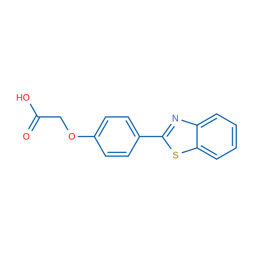 2-(4-(Benzo[d]thiazol-2-yl)phenoxy)acetic acid 1g