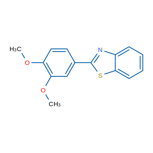 2-(3,4-Dimethoxyphenyl)benzo[d]thiazole 5g