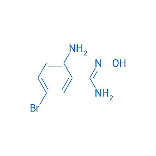 2-Amino-5-bromo-N'-hydroxybenzene-1-carboximidamide 1g