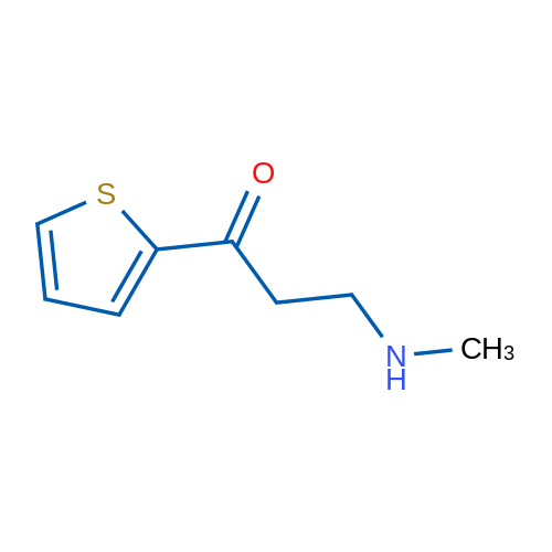 3-(Methylamino)-1-(thiophen-2-yl)propan-1-one 1g