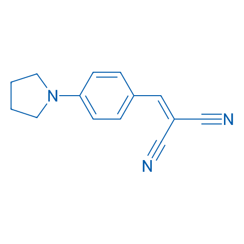 2-(4-(Pyrrolidin-1-yl)benzylidene)malononitrile 5g