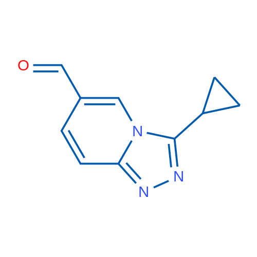 3-Cyclopropyl-[1,2,4]triazolo[4,3-a]pyridine-6-carbaldehyde 1g