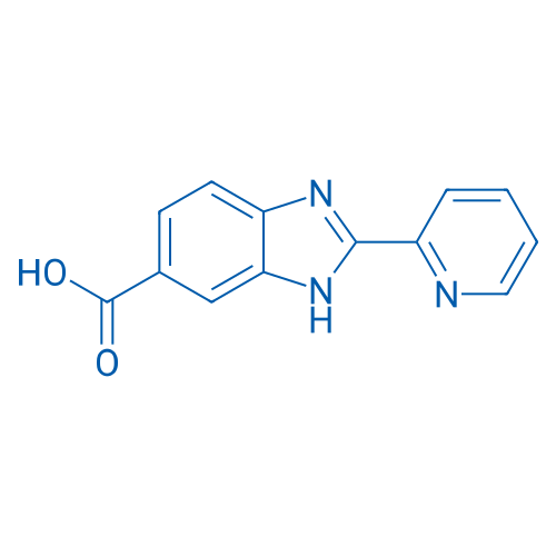 2-(Pyridin-2-yl)-1H-benzo[d]imidazole-6-carboxylic acid 250mg