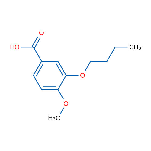 3-Butoxy-4-methoxybenzoic acid 1g