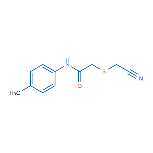 2-((Cyanomethyl)thio)-N-(p-tolyl)acetamide 1g