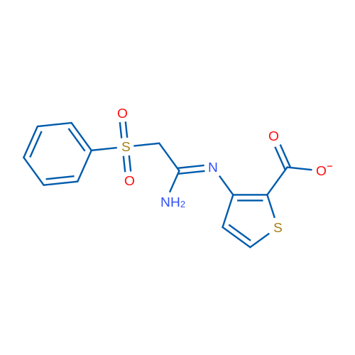 (Z)-[1-Amino-2-(benzenesulfonyl)ethylidene]amino thiophene-2-carboxylate 1g
