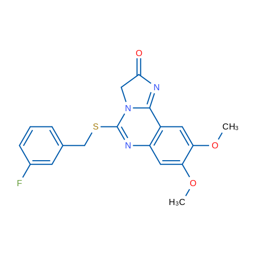 5-{[(3-fluorophenyl)methyl]sulfanyl}-8,9-dimethoxy-2H,3H-imidazo[1,2-c]quinazolin-2-one 1g