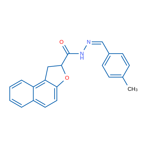 N'-[(1Z)-(4-Methylphenyl)methylidene]-1H,2H-naphtho[2,1-b]furan-2-carbohydrazide 1g