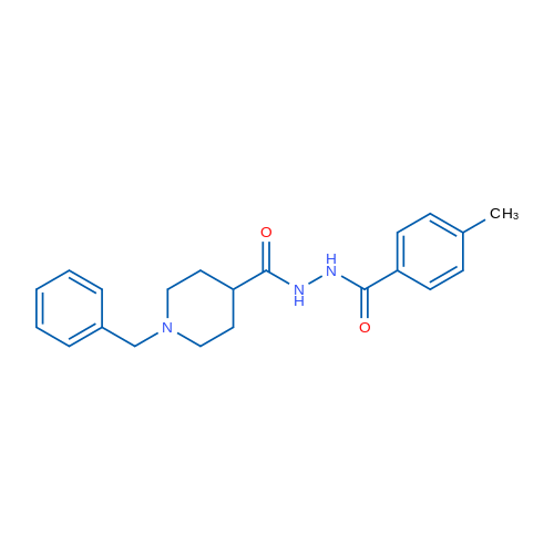 N'-(1-Benzylpiperidine-4-carbonyl)-4-methylbenzohydrazide 1g