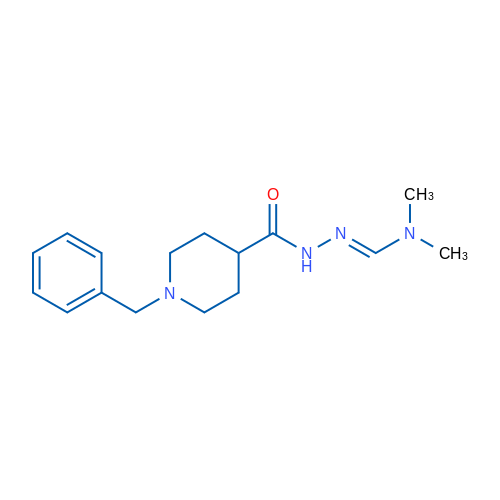 1-Benzyl-N'-[(1E)-(dimethylamino)methylidene]piperidine-4-carbohydrazide 1g